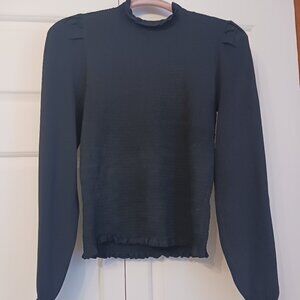 Catherine Malandrino black viscose top